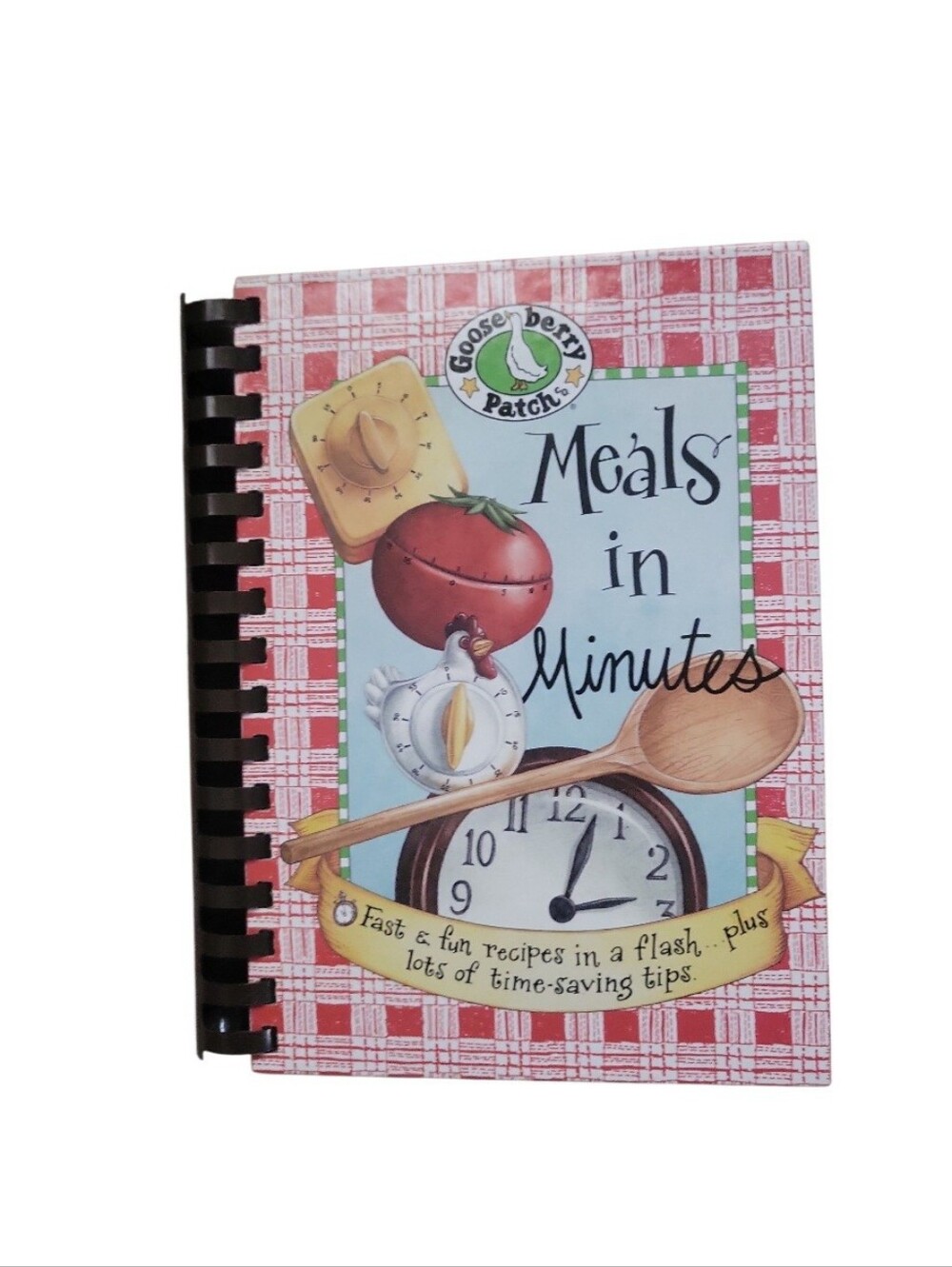 Vintage 2003 Gooseberry Patch Meals In Minutes Spiral Cookbook 3rd Edition
